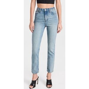 REFORMATION Lisa Ultra High Rise Straight Leg Jeans